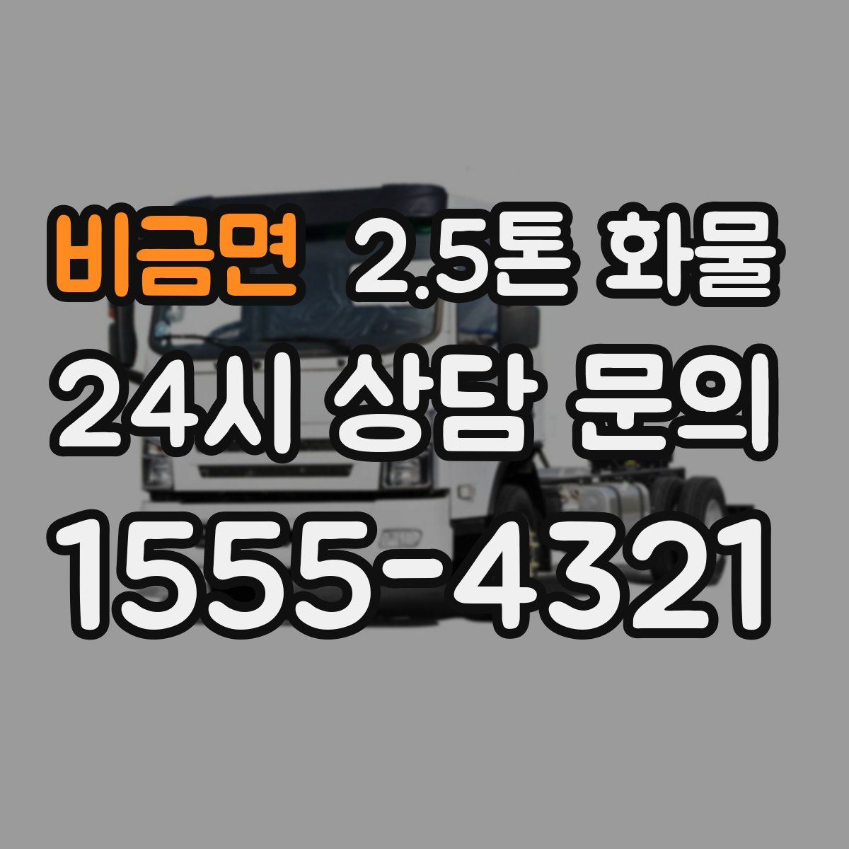 비금면 2.5톤 화물