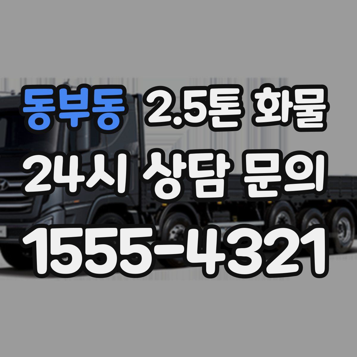 동부동 2.5톤 화물