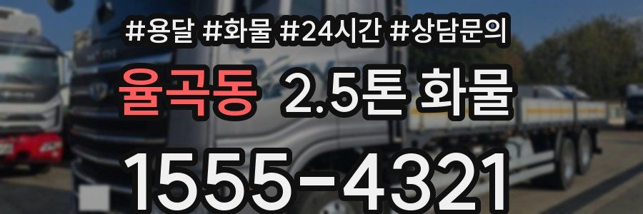 율곡동 2.5톤 화물