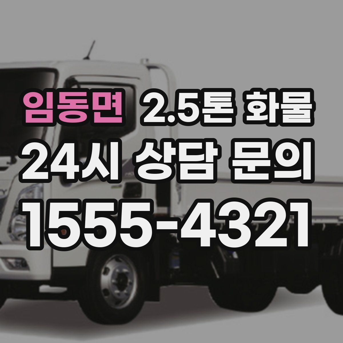 임동면 2.5톤 화물