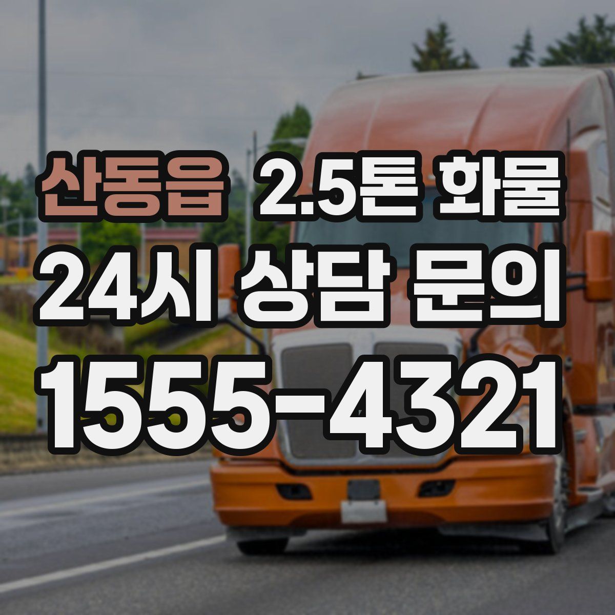 산동읍 2.5톤 화물