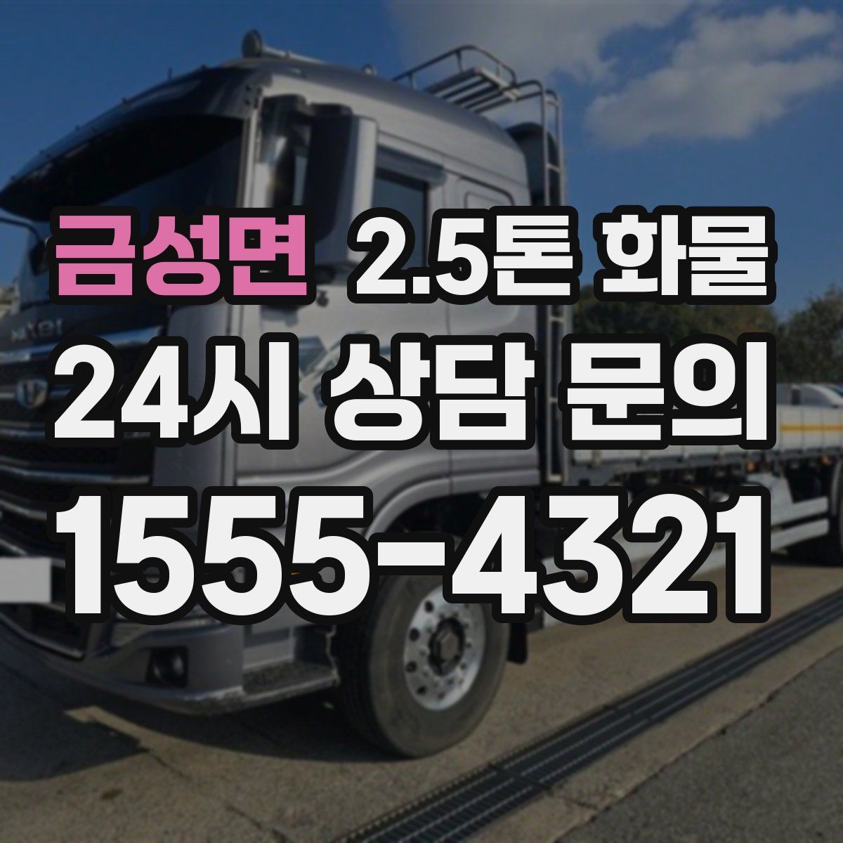 금성면 2.5톤 화물