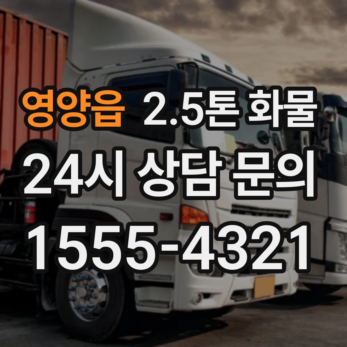 영양읍 2.5톤 화물