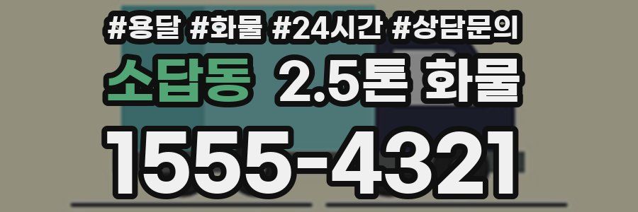 소답동 2.5톤 화물