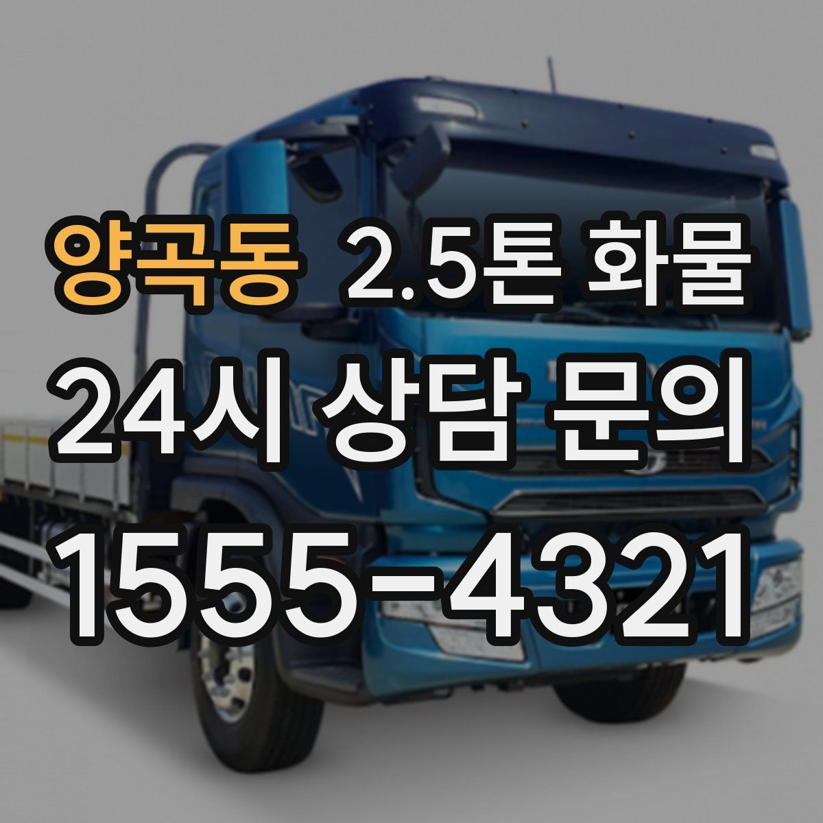 양곡동 2.5톤 화물