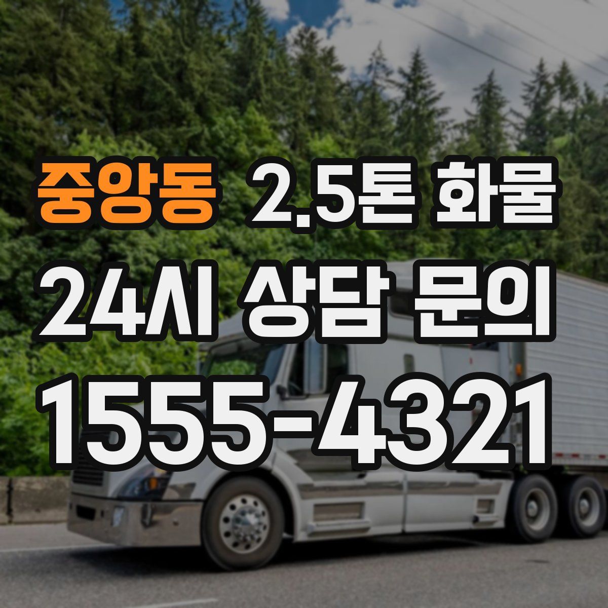 중앙동 2.5톤 화물