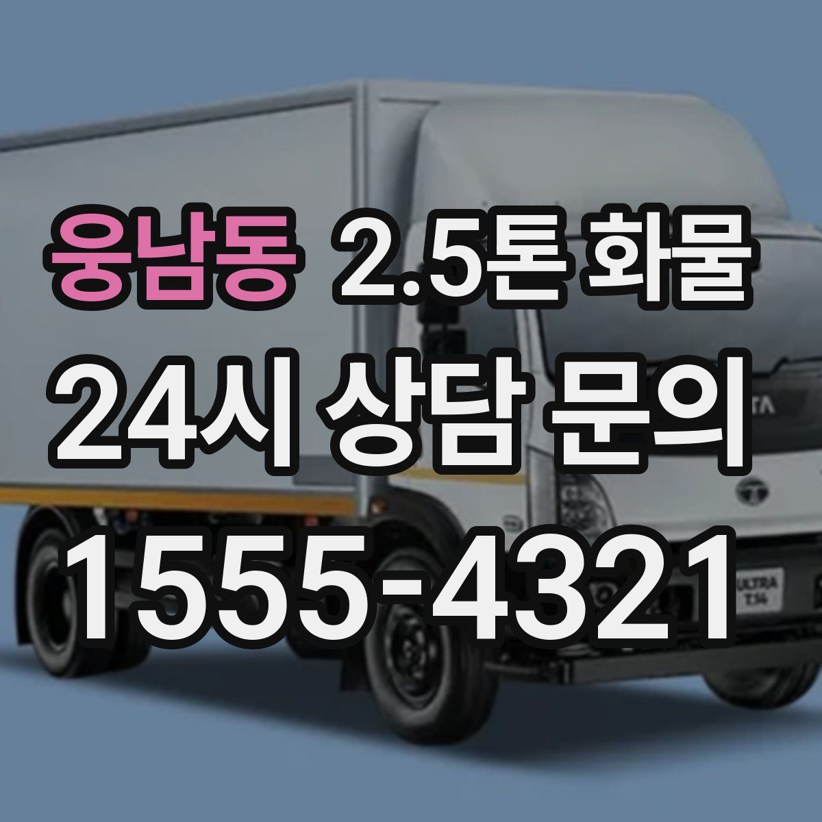웅남동 2.5톤 화물