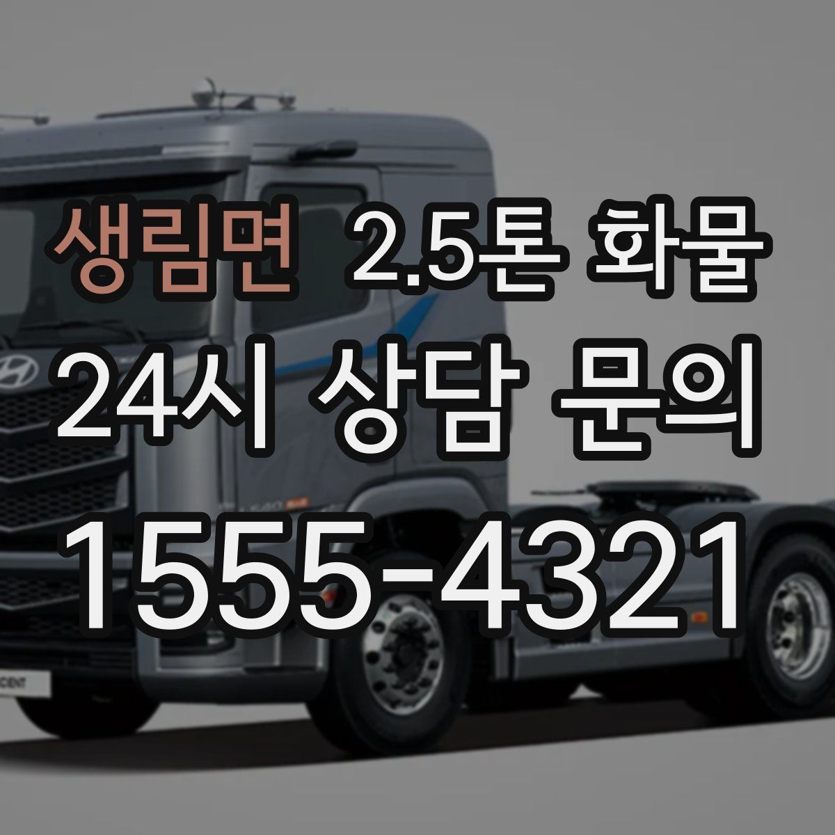 생림면 2.5톤 화물