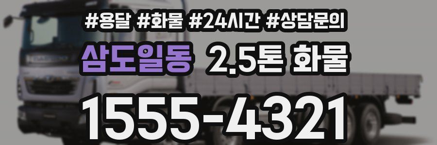삼도일동 2.5톤 화물