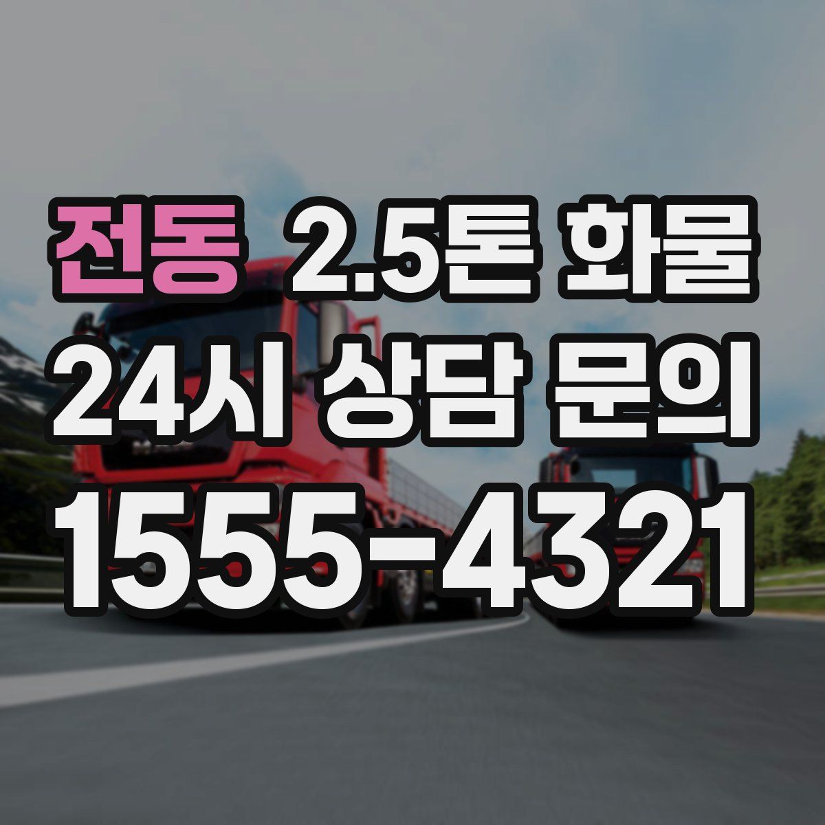 전동 2.5톤 화물