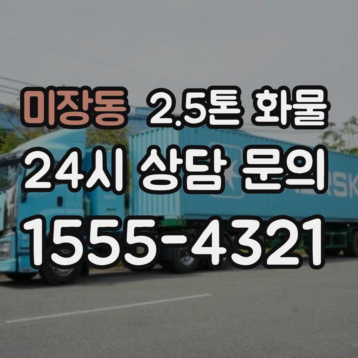 미장동 2.5톤 화물