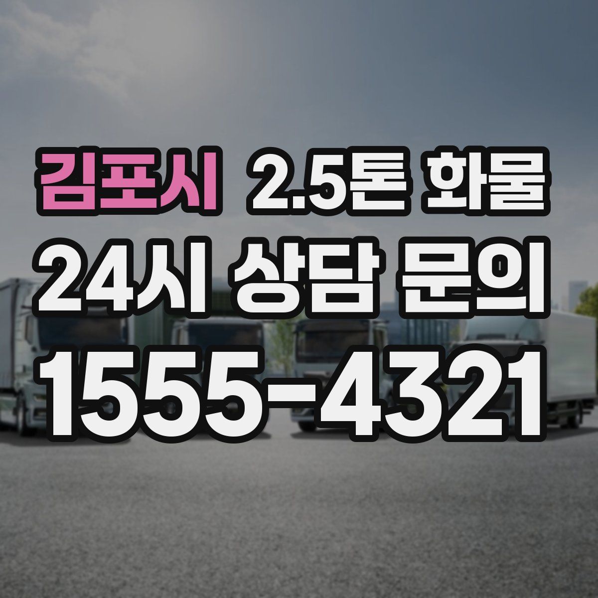 김포시 2.5톤 화물