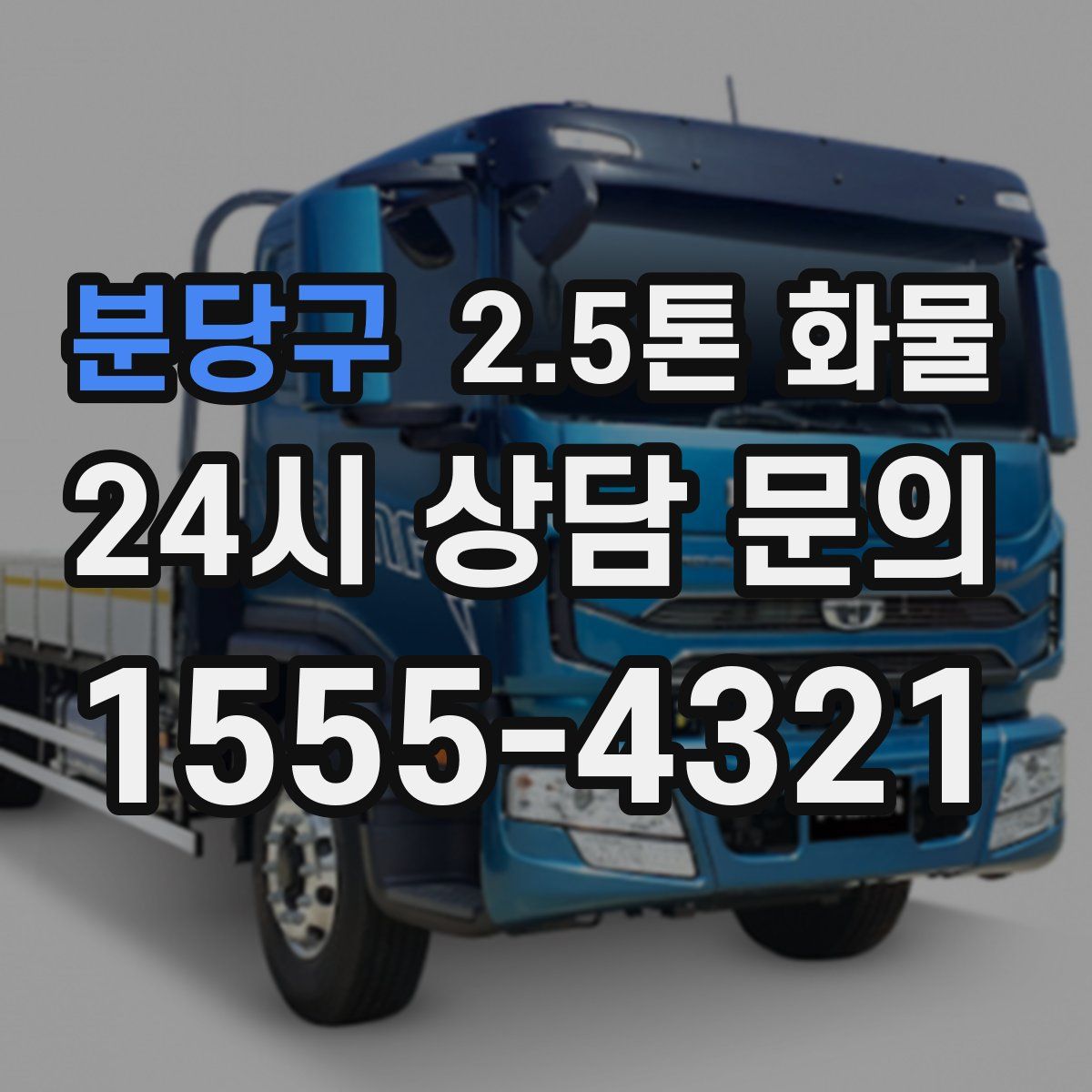 분당구 2.5톤 화물