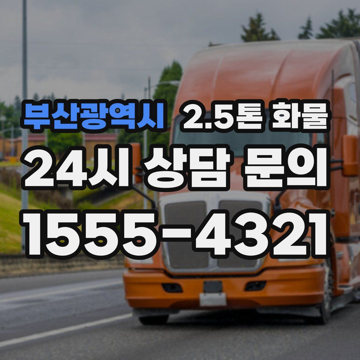 부산광역시 2.5톤 화물