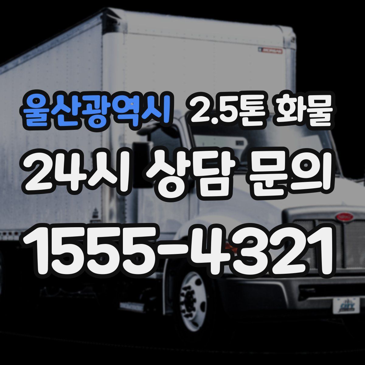 울산광역시 2.5톤 화물