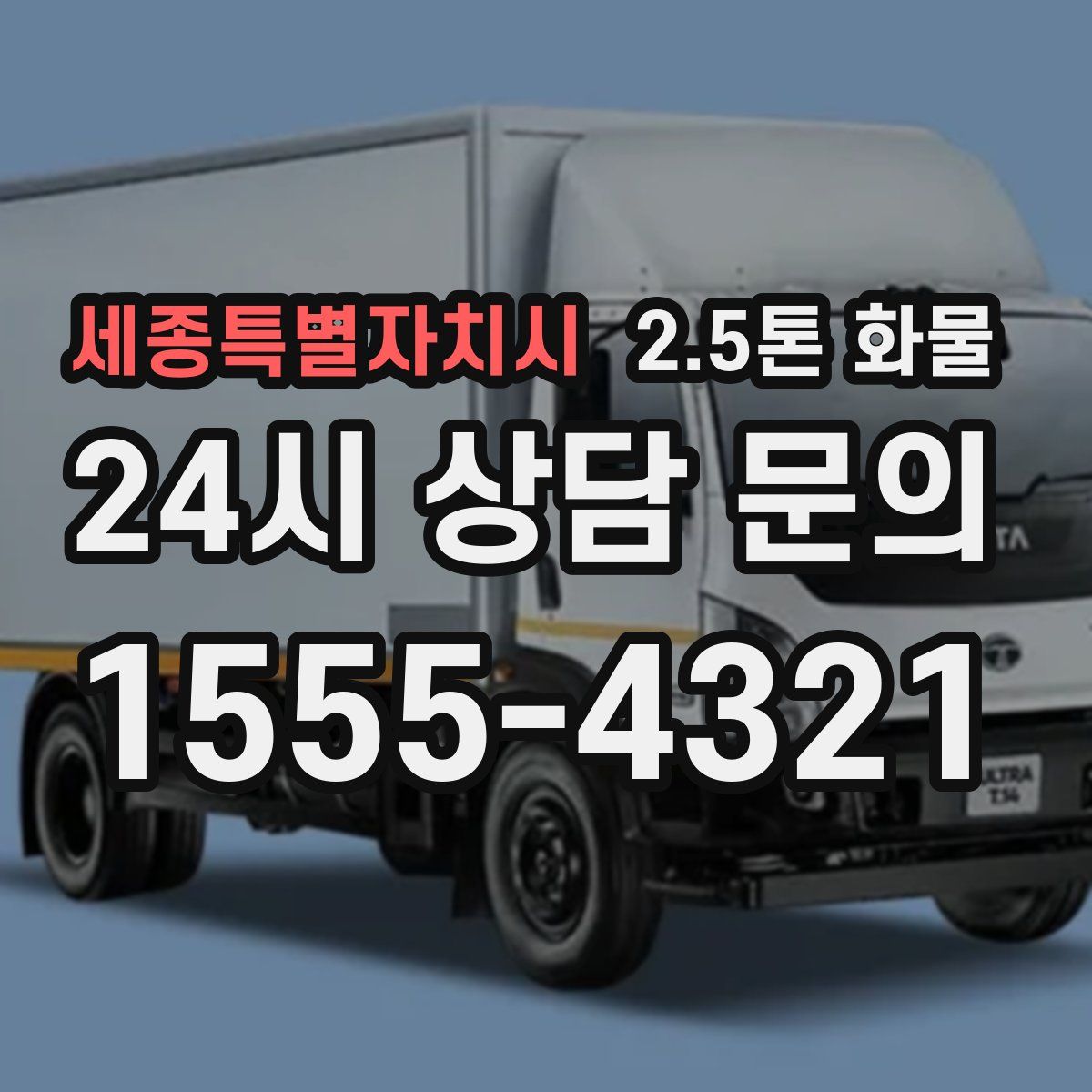 세종특별자치시 2.5톤 화물