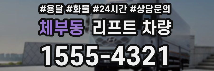 체부동 리프트 차량