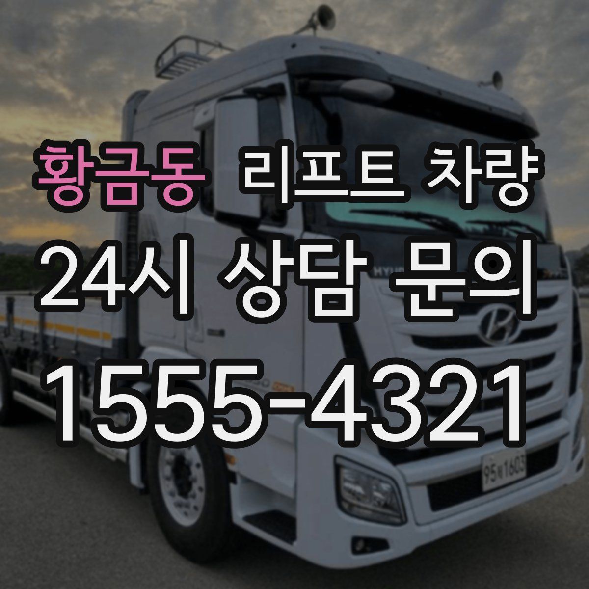 황금동 리프트 차량