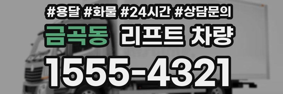 금곡동 리프트 차량