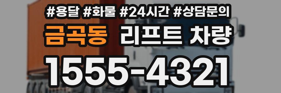 금곡동 리프트 차량