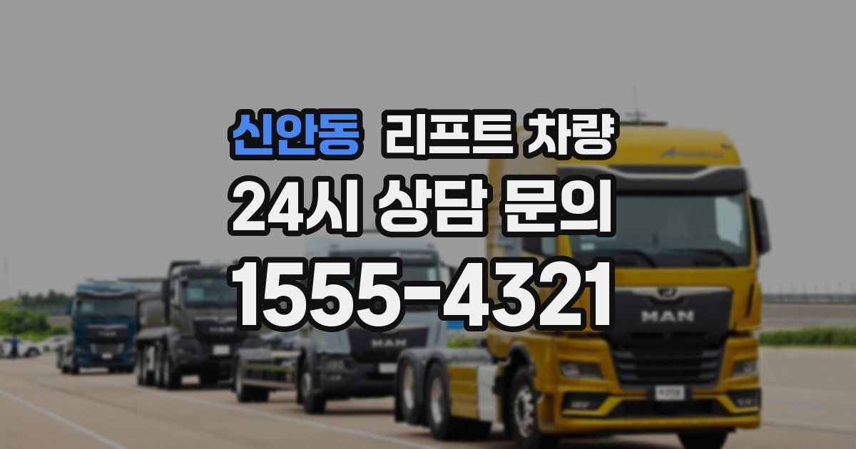신안동 리프트 차량