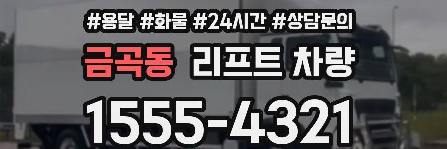 금곡동 리프트 차량