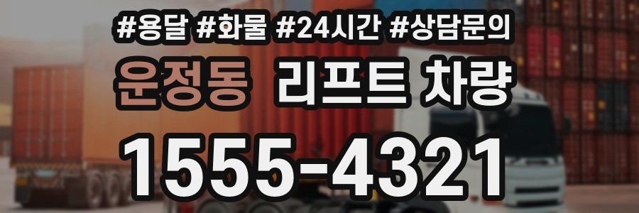 운정동 리프트 차량