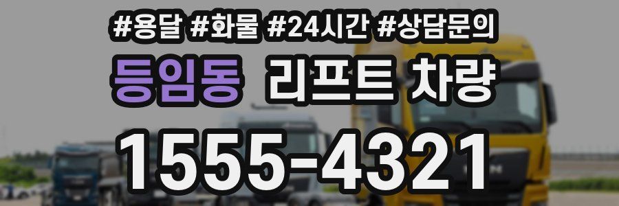 등임동 리프트 차량