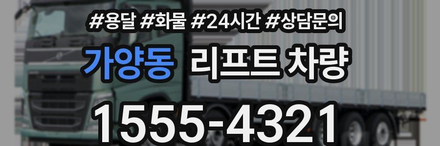 가양동 리프트 차량
