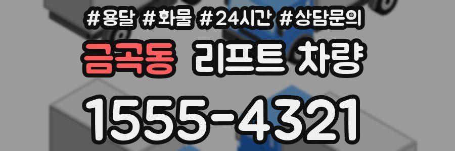 금곡동 리프트 차량