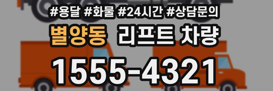 별양동 리프트 차량
