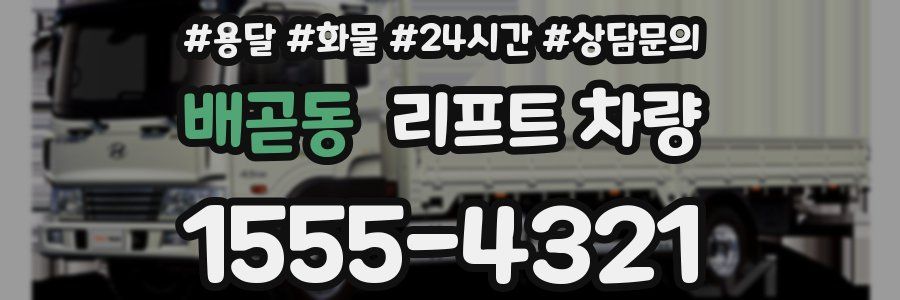 배곧동 리프트 차량