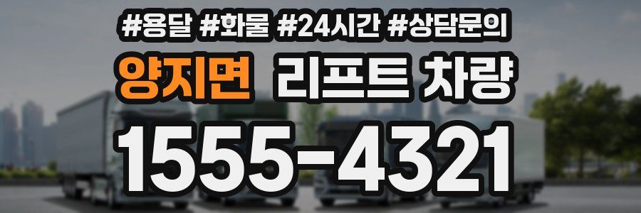 양지면 리프트 차량