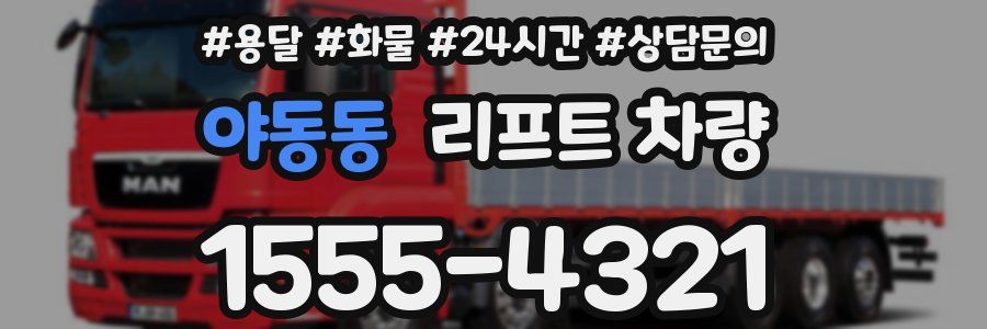 야동동 리프트 차량