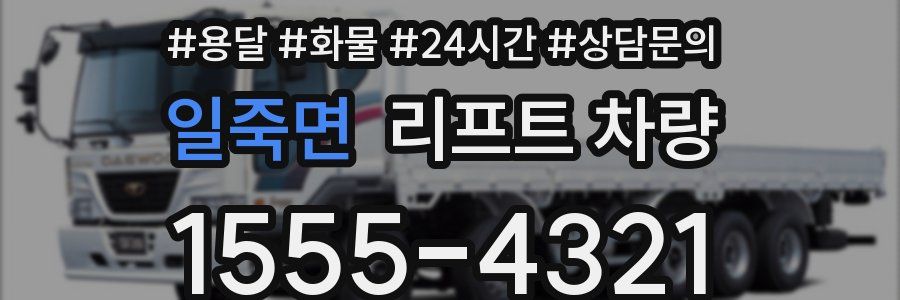 일죽면 리프트 차량