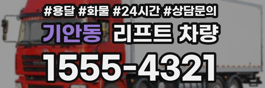 기안동 리프트 차량