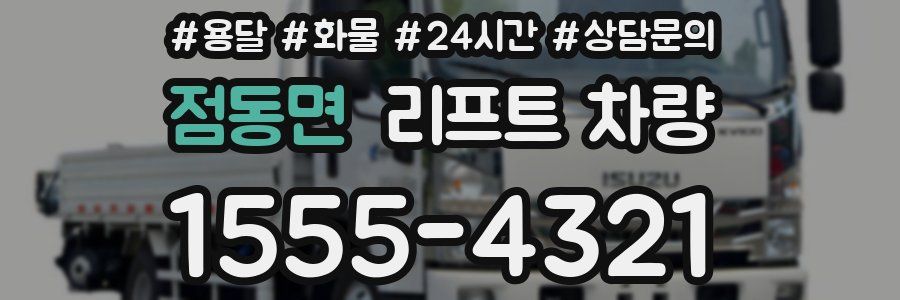 점동면 리프트 차량