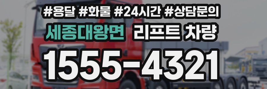 세종대왕면 리프트 차량