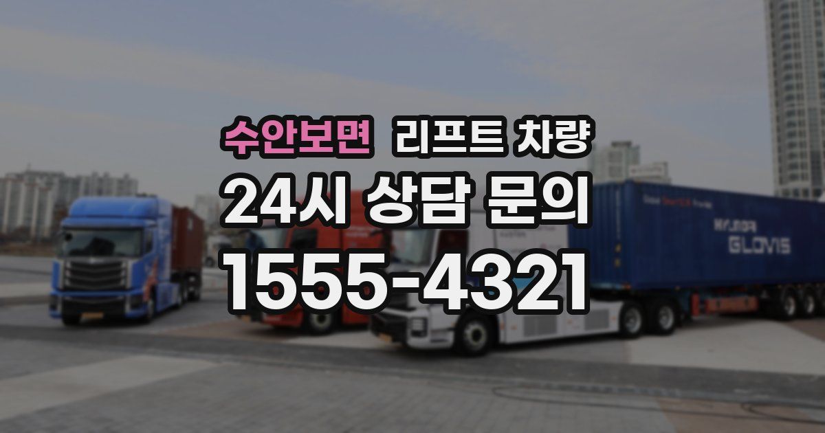 수안보면 리프트 차량