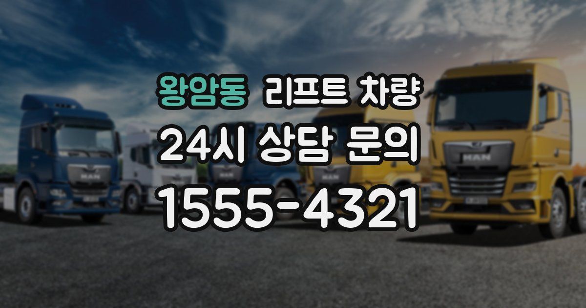왕암동 리프트 차량