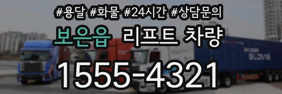 보은읍 리프트 차량