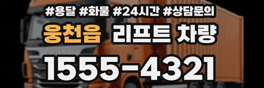 웅천읍 리프트 차량