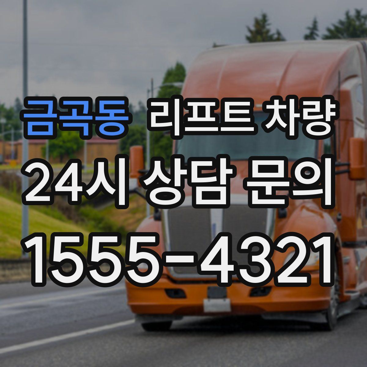 금곡동 리프트 차량