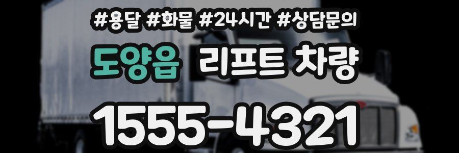 도양읍 리프트 차량