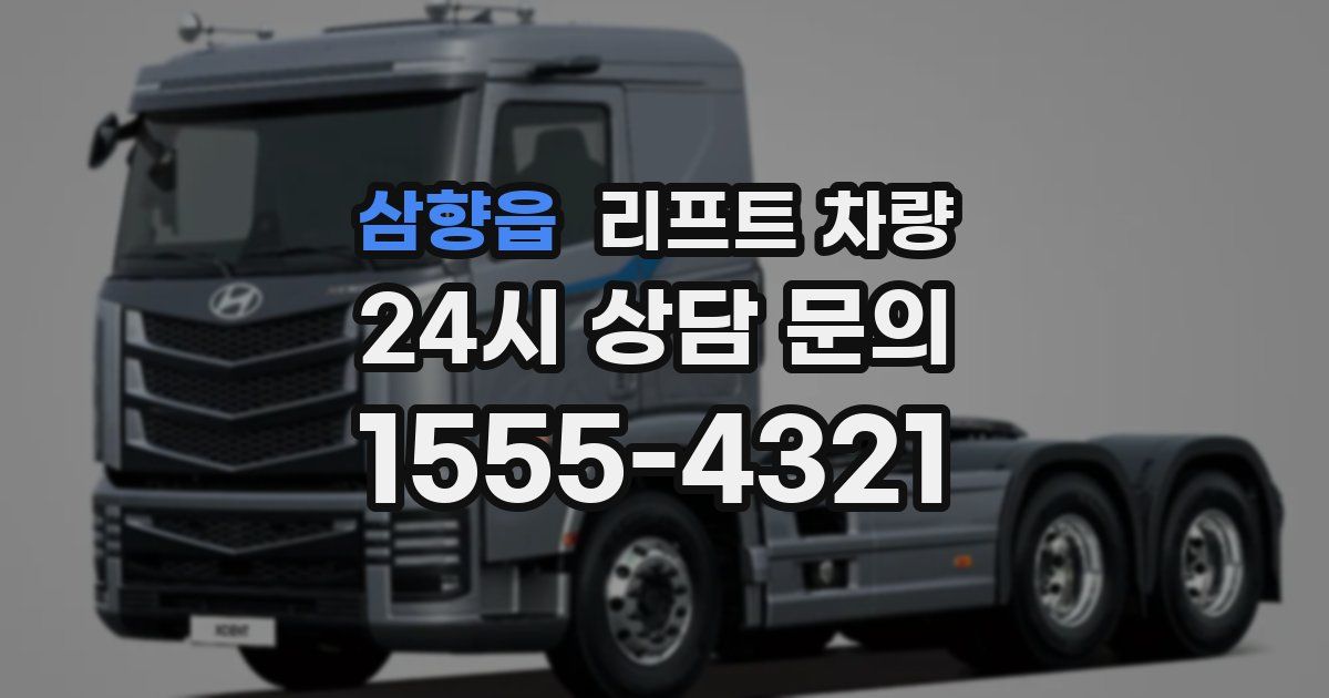 삼향읍 리프트 차량