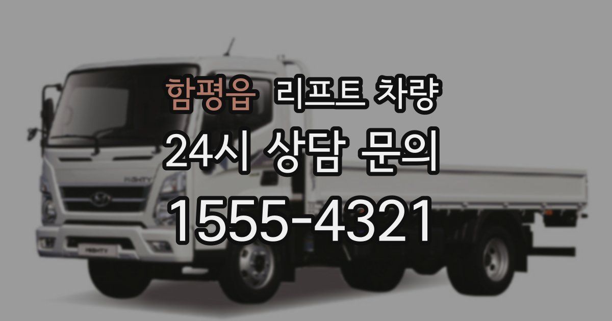 함평읍 리프트 차량