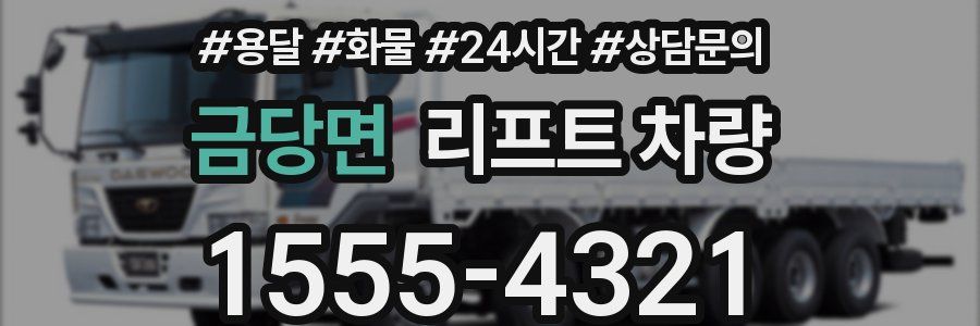 금당면 리프트 차량