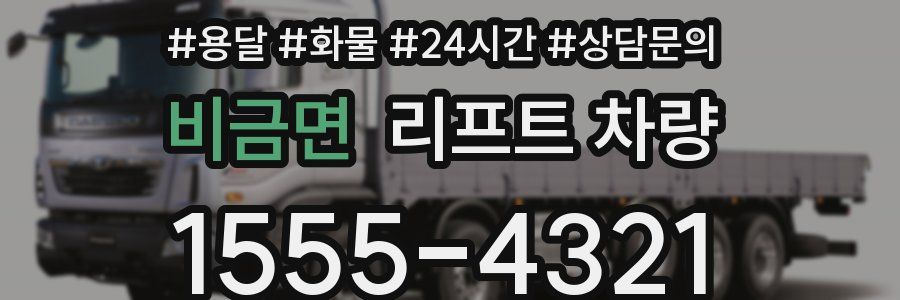 비금면 리프트 차량