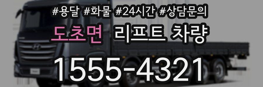 도초면 리프트 차량