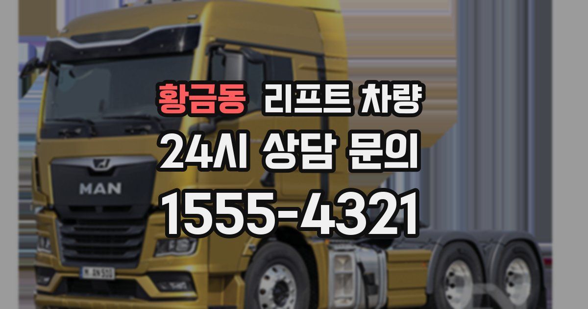 황금동 리프트 차량